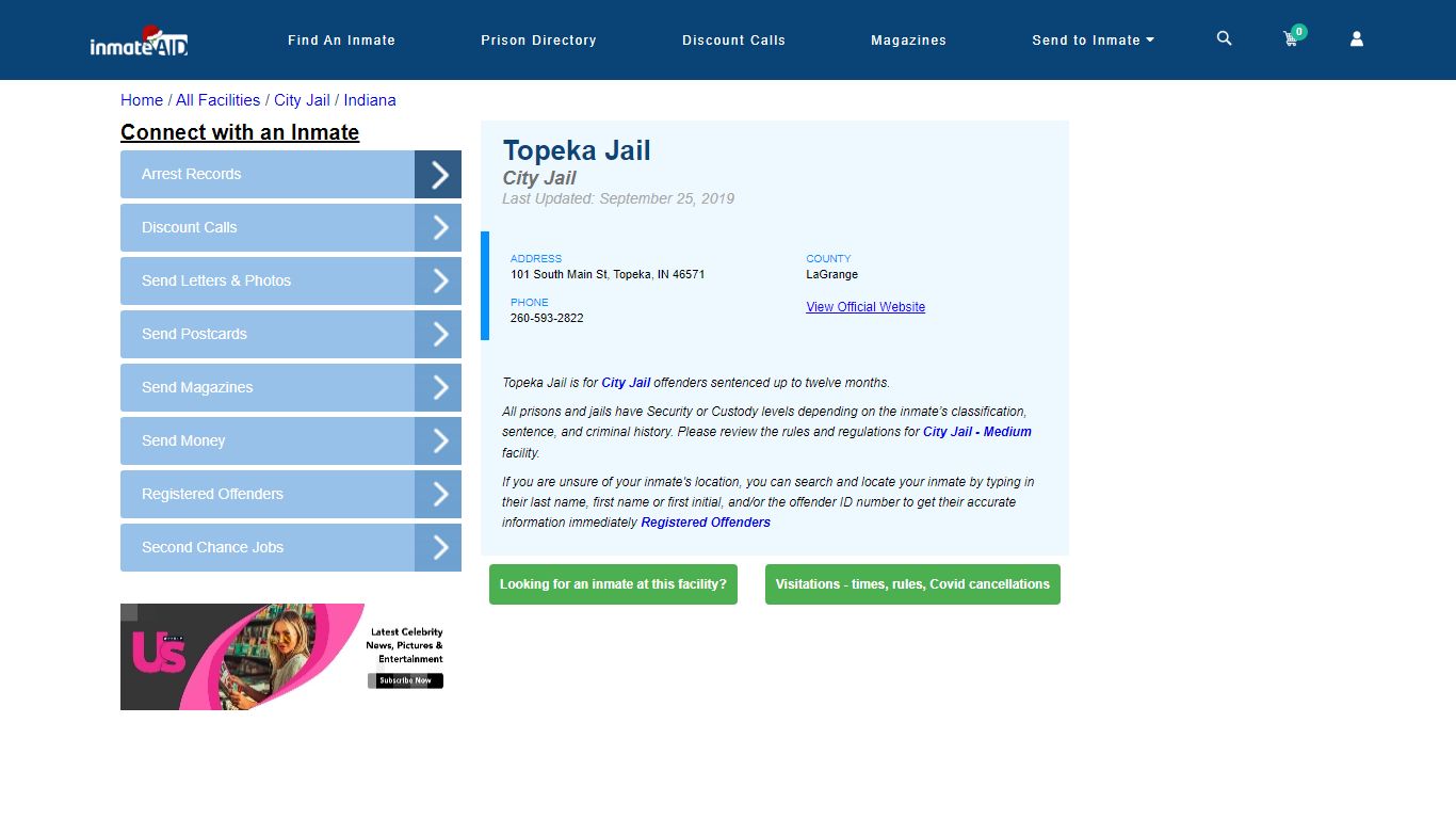Topeka Jail | Inmate Locator
